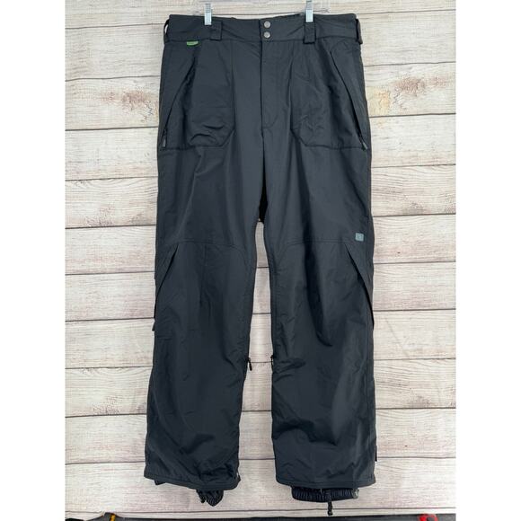 Columbia Convert Snowboard Pants Mens XL Black Fleece Lined Skiing - Picture 1 of 11